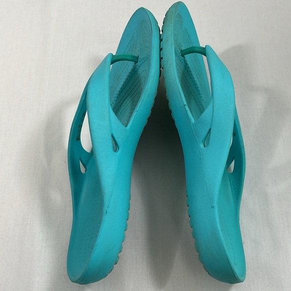 CROCS Iconic Comfort Thong Flip Flop Sandals - Bright Light Blue, Wom 8 - Picture 5 of 10